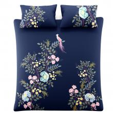 Sara Miller Oriental Blossom Navy / Light-Mink