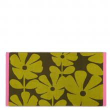 Orla Kiely Wildflower Bath Mat Yellow Ochre