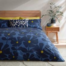 Orla Kiely Wildflower Indigo Duvet Cover Set
