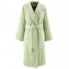 Yves Delorme Orchidee Ladies Shawl Collar Bathrobe