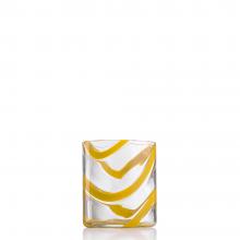 NasonMoretti Murano Cyrcus Tumbler Glass Esse Sunflower Yellow