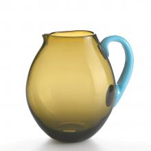 NasonMoretti Murano Dandy Jug Light Blue-Acid Green
