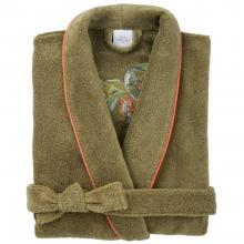 Yves Delorme Eze Ladies Shawl Collar Bathrobe