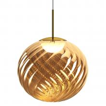 Tom Dixon Whirl LED Large Pendant Gold 