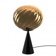 Tom Dixon Whirl Cone Fat LED Table Light Gold/Black