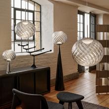 Tom Dixon Whirl Cone Fat LED Floor Light Silver/Black