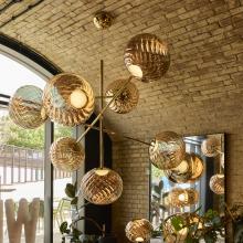 Tom Dixon Whirl LED Large Chandelier Gold