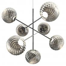 Tom Dixon Whirl LED Large Chandelier Silver