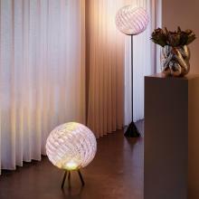 Tom Dixon Whirl LED Large Portable Lamp Silver/Dichroic 