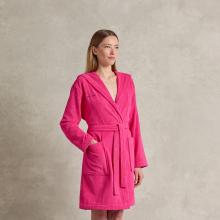 Ralph Lauren Home Zoe Hooded Bath Robe Pink Sky