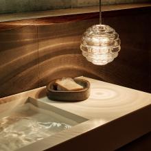 Tom Dixon Press LED Mini Sphere Pendant Clear