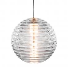 Tom Dixon Press LED Medium Sphere Pendant Clear