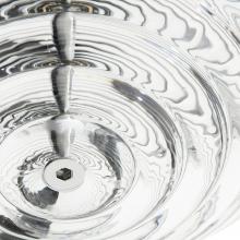 Tom Dixon Press LED Medium Sphere Pendant Clear