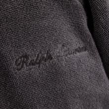 Ralph Lauren Home Dulaney Shawl Collar Bathrobe Graphite