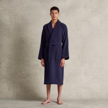 Ralph Lauren Home Dulaney Shawl Collar Bathrobe Midnight