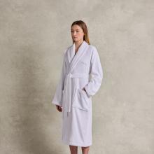 Ralph Lauren Home Dulaney Shawl Collar Bathrobe White