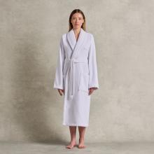 Ralph Lauren Home Dulaney Shawl Collar Bathrobe White