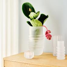 Tom Dixon Press Vase Stem Frosted