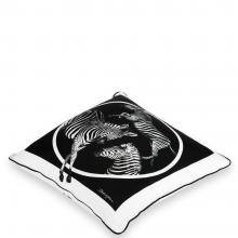 Dolce & Gabbana Casa Zebra Cushion Silk Twill Small 007