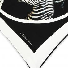 Dolce & Gabbana Casa Zebra Cushion Silk Twill Small 007