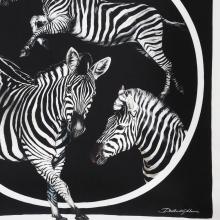 Dolce & Gabbana Casa Zebra Cushion Silk Twill Small 007