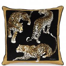 Dolce & Gabbana Casa Leopardo Cushion Velvet Large 013