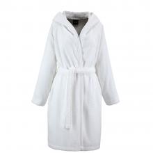 Boss Home Boss Edge Ladies Hooded Bath Robe White