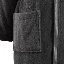 Boss Home Boss Edge Gents Kimono Bath Robe Graphite