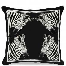 Dolce & Gabbana Casa Zebra Cushion Velvet Large 007