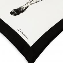 Dolce & Gabbana Casa Zebra Cushion Canvas Large 007