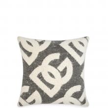 Dolce & Gabbana Casa DG Logo Jacquard Bouclé Cushion 008