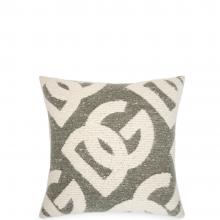 Dolce & Gabbana Casa DG Logo Jacquard Bouclé Cushion 020