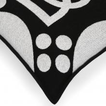 Dolce & Gabbana Casa DG Logo Jacquard Wool Cushion 010