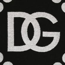 Dolce & Gabbana Casa DG Logo Jacquard Wool Cushion 010