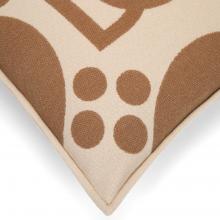 Dolce & Gabbana Casa DG Logo Jacquard Wool Cushion 052