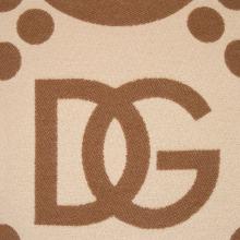 Dolce & Gabbana Casa DG Logo Jacquard Wool Cushion 052