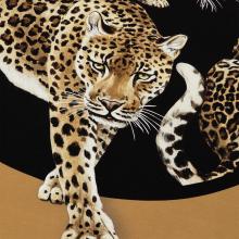 Dolce & Gabbana Casa Leopardo Silk Throw Doubled With Wool 012