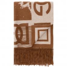 Dolce & Gabbana Casa Leopardo Jacquard Throw Fringed Cashmere 017