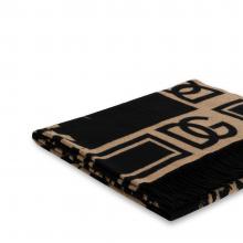 Dolce & Gabbana Casa Leopardo Jacquard Throw Fringed Cashmere 018