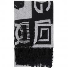 Dolce & Gabbana Casa Zebra Jacquard Throw Fringed Cashmere 004