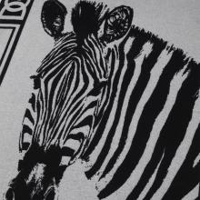 Dolce & Gabbana Casa Zebra Jacquard Throw Fringed Cashmere 004