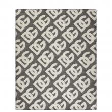 Dolce & Gabbana Casa DG Logo Jacquard Bouclé Throw 008