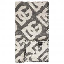 Dolce & Gabbana Casa DG Logo Jacquard Bouclé Throw 008