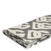 Dolce & Gabbana Casa DG Logo Jacquard Bouclé Throw 008