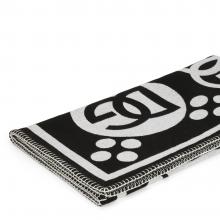 Dolce & Gabbana Casa DG Logo Jacquard Wool Throw 010