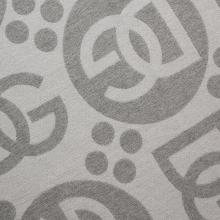 Dolce & Gabbana Casa DG Logo Jacquard Wool Throw 060