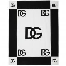 Dolce & Gabbana Casa DG Logo Cotton Jacquard Throw 057