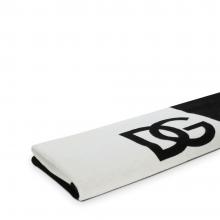 Dolce & Gabbana Casa DG Logo Cotton Jacquard Throw 057