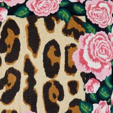 Dolce & Gabbana Casa Leopardo Embroidered Cushion Cotton/Velvet Medium 020