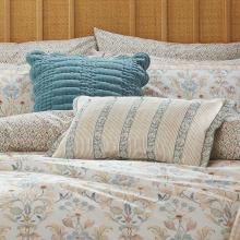 Laura Ashley Brady Scalloped Cushion Seaspray